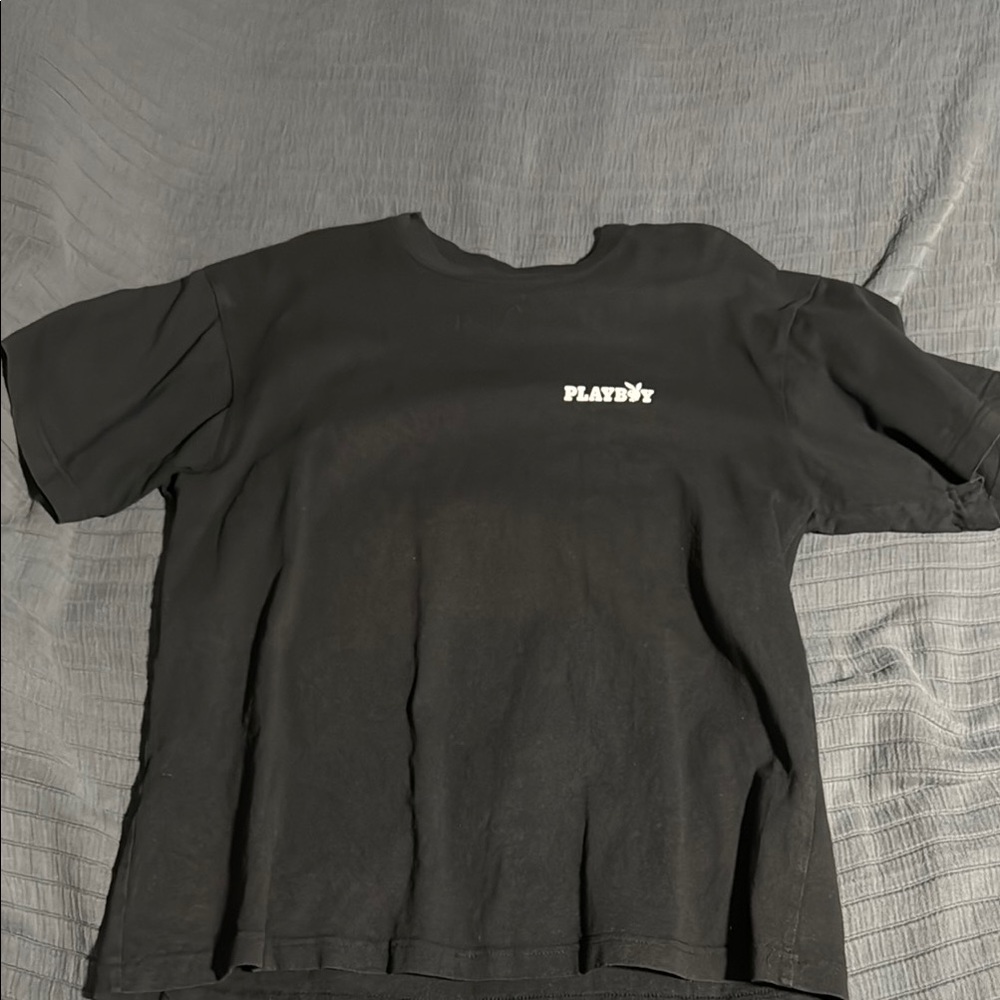 PLAYBOY Black Short Sleeve Tee